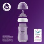 Philips AVENT Natural Response Babyflaschen Set – 4 Flaschen, Schnuller & Bürste, Neugeborene 0–12M (SCD838/11) – Bild 5