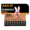 Duracell Plus AAA Micro Alkaline Batterien, 1.5V LR03 MN2400, 12er-Pack