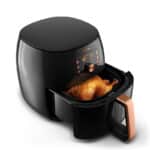 Philips Premium Airfryer, Fritteuse ohne Öl, Smart Sensing, Rapid Air und Fettentfernungstechnologie, NutriU App mit Rezepten