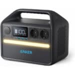 Anker 535 Kompakte Power Station, Tragbare Stromgenerator 512Wh 500W 7-Anschlüsse Stromerzeuger für Draussen, 2 AC-Anschlüsse, 60W USB-C PD Port, LED Licht für Camping, Stromausfall