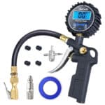 AstroAI Digitaler Reifenfüller mit Manometer, mittlerem 250 PSI, Luftfutter und Kompressor-Zubehör, strapazierfähig, mit Gummischlauch und Schnellverbindungs-Kupplung für 0,1 Bildschirmauflösung