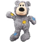 KONG – Wild Knots Bear – Innere Geknotete Seile und Minimale Füllung für Weniger Unordnung – Für Kleine/Mittelgrosse Hunde