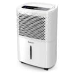 Pro Breeze Luftentfeuchter 12L in 24h Entfeuchtungsleistung - Raumgrösse ca. 120m³ (~20 m²) - mit 3 Betriebsarten, Digitalanzeige, Ablaufschlauch, Timer - Gegen Feuchtigkeit, Schimmel