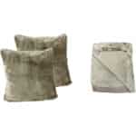 Amago Kuscheldecke + Kissenbezug , Cashmere-Feeling