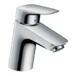 hansgrohe Waschtischarmatur Logis, Badarmatur wassersparend, Chrom