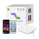 RGBIC-Traumfarbe Smart DIY Dreiecks-LED Wandleuchte - Moderne Innenbeleuchtung, 9er Pack mit WiFi-App und Fernbedienung – Bild 7