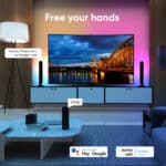 Smart WiFi+IR Digitale Musik LED-Umgebungslicht, Smart LED Licht Bar, Verwendet mit Alexa und Hey Google, PC Game, TV Raum Licht Bar spielen – Bild 2