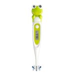 Reer 9808 Digitales Fieber-Thermometer fürs Baby, flexible Spitze, mit süssem Frosch-Motiv, Digitales Fieberthermometer, Frosch