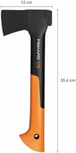 Fiskars Freizeitbeil, Inklusive Klingen und Transportschutz, Antihaftbeschichtet, Hochwertiger Stahl Klinge Glasfaserverstärkter Kunststoff Stiel, SchwarzOrange – Bild 2