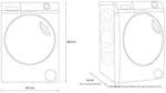 Haier I-PRO SERIE 3,5,7 , Waschmaschine, A - beste Effizienz, Direct Motion Motor, absolut leise / XL-Trommel / Refresh-Dampfprogramm / Vollwasserschutz / ABT, Weiss – Bild 6