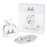 Livella Silberhütchen, Schützt und beruhigt bei wunden und empfindlichen Brustwarzen, Medizinprodukt Made in Germany, Stillhütchen 2 Stück, massives 999 Silber, Frei von Kupfer Nickel