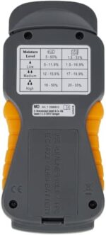 Brennenstuhl Feuchtigkeits-Detector MD (Feuchtigkeitsmessgerät/Feuchtigkeitsmesser für Holz oder Baustoffen, mit LCD-Display), ohne Batterie – Bild 8