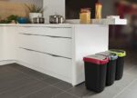 Rotho Twist Mülleimer 50l mit Deckel, Kunststoff (PP) BPA-frei – Bild 2