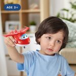 Super Wings Transforming Jett Spielflugzeug und Roboterfigur Verwandelbare Figur und Roboter aus der Zeichentrickserie Spielzeug für Kinder ab 3 Jahren – 12 cm – Bild 3