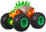 Hot Wheels HHY43 - Monster Trucks Massstab 164 2er-Pack, 2 Spielzeugtrucks mit riesigen Rädern, Spielzeugauto Geschenk für Kinder ab 3 Jahren Jahren – Bild 3