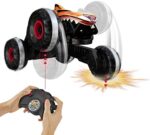 Hot Wheels HGV87 - Monster Trucks Tiger Shark, ferngesteuertes 4x4 Spielzeug-Auto für maximalen Outdoor-Renn-Spass, inklusive USB-Kabel, Spielzeug für Kinder ab 4 Jahren – Bild 4