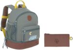 LÄSSIG Kinderrucksack mit Brustgurt Kindergartentasche Kindergartenrucksack 27 cm, 4,5 Liter oben, 1,5 Liter unten, 3 Jahre/Mini Backpack Adventure – Bild 2
