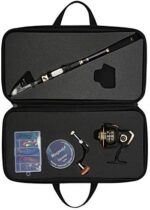 Magreel Angelrute Teleskop-Angeln Stationärrolle Combo Set mit Angelschnur Angelköder Set Zubehör und Tragetasche für Salzwasser Süsswasser – Bild 8
