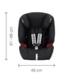 BRITAX RÖMER Kindersitz 9-36 kg EVOLVA 1-2-3, Komfort und Flexibilität für Kinder (Gruppe 1/2/3), 9 Monate bis 12 Jahre, 1 Stück (1er Pack), Cosmos Black  Britax Römer – Bild 2