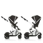 Hauck Geschwister Kinderwagen Duett 2 / Buggy für 2 Kinder / Sitz Oben Umbaubar in Baby Wanne für Neugeborene/ Regen Verdeck inkl. / Belastbar bis 36 kg / Faltbar / 1 Stück (1er Pack), Forest Schwarz – Bild 6