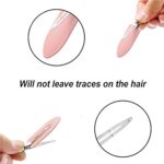 JeoPoom Nahtlose Haarspange[9 Stück], Haar Pin, Curl Clips, Haar Pin Curl Clips kein Verbiegen Haar Spangen für Haarstyling Make Up – Bild 8