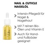 SANTE Naturkosmetik Nail & Cuticle Oil, Nagelpflegeöl, Pflege für Nägel & Nagelhaut, Mit Bio-Ölen & Vitamin E, Vegan, 15 ml – Bild 4