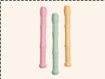 Beißröhrchen Zahnungshilfe Baby 6er Set, BPA-frei, Silikon, US-CPC zugelassen