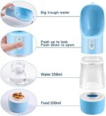 TUNAON Hund Wasserflasche, Nahrung Multifunktionale Hundewasserflasche, Tragbare Trinkflasche für Hunde und Katzen – Bild 2