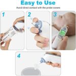 Braun Thermoscan Schutzkappe, 100-200 Stück Braun Fieberthermometer Schutzkappen Ersatzschutzkappen für alle Braun Ohrthermometer Thermoscan – Bild 4