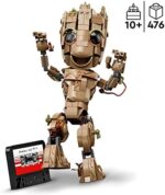 LEGO 76217 Marvel Ich Bin Groot Spielzeug zum Bauen, Set mit Baby Groot-Figur aus Guardians of The Galaxy 2, tolles Geschenk zum Geburtstag – Bild 2