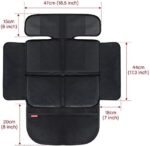 HerzensKind Premium Kindersitzunterlage, der Beste Schutz für Ihre Autositze, universeller Autositzschoner für Textil- und Ledersitze, ISOfix geeigneter Sitzschoner für alle Kindersitze – Bild 6