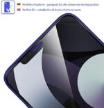 UTECTION 2X Full Screen Schutzglas 3D für iPhone 12 Pro Max (6.7") - Perfekte Anbringung Dank Rahmen - Premium Displayschutz 9H Glas - Kompletter Schutz Vorne - Folie Schutzfolie Vollglas, 2 Stück – Bild 7