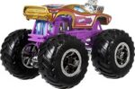Hot Wheels GBP23 - Monster Trucks 164 Fahrzeuge 4-Pack, zufällige Auswahl, Spielzeug ab 3 Jahren – Bild 3