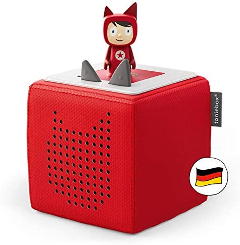 Toniebox Starter Set inkl. 1 Kreativ-Tonie-Figur – Audioplayer für Hörbücher und Lieder für Kinder, einfach zu bedienende kabellose Musikbox BZW. Lautsprecher