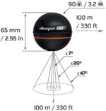 DEEPER SMART Sonar PRO+ 2 Fischfinder Echolot – auswerfbar mit Tiefenmesser und GPS-Sender | Technik-Gadgets zum Angeln im Kajak, Boot oder beim Eisangeln | Angelzubehör mit kostenloser App – Bild 6