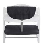 Hauck Sitzkissen für Holzhochstühle Highchair Pad Deluxe, Kompatibel mit Alpha+, Beta+ und Bauähnlichen Modellen, Maschinenwaschbar, Einfache Befestigung mit Klettverschlüssen