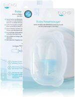 FUCHSI Baby Nasensauger, Medizinisches Silikon, Filterlos & Endlosverwendbar, Praktische 1 Hand Bedienung + Reserve 1x Nase & 1x Mund-Aufsatz, Deutsche Marke, Nasensekretsauger Klein-Kind – Bild 4