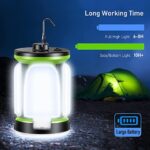 LED Campinglampe, Blukar Camping Laterne, 7 Leuchtmodi 60 LEDs Superhell USB Wiederaufladbare 10+ Std. Akkulaufzeit Camping Leuchte Licht Zeltlampe für Camping, Wandern, Stromausfall, Notfall usw. – Bild 4