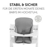 Hauck Alpha Cosy Comfort Sitzverkleinerer ab 6 Monate, mit verstärkten Seitenpolster und extra hoher Rückenlehne, hochwertiger Stretch Stoff, kompatibel mit allen ALPHA+ Holzhochstühle – Bild 2
