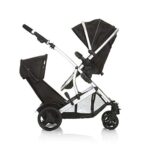 Hauck Geschwister Kinderwagen Duett 2 / Buggy für 2 Kinder / Sitz Oben Umbaubar in Baby Wanne für Neugeborene/ Regen Verdeck inkl. / Belastbar bis 36 kg / Faltbar / 1 Stück (1er Pack), Forest Schwarz – Bild 14