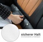 HerzensKind Premium Kindersitzunterlage, der Beste Schutz für Ihre Autositze, universeller Autositzschoner für Textil- und Ledersitze, ISOfix geeigneter Sitzschoner für alle Kindersitze – Bild 4