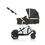 Hauck Geschwister Kinderwagen Duett 2 / Buggy für 2 Kinder / Sitz Oben Umbaubar in Baby Wanne für Neugeborene/ Regen Verdeck inkl. / Belastbar bis 36 kg / Faltbar / 1 Stück (1er Pack), Forest Schwarz – Bild 18