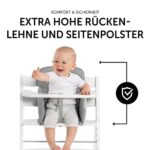 Hauck Alpha Cosy Comfort Sitzverkleinerer ab 6 Monate, mit verstärkten Seitenpolster und extra hoher Rückenlehne, hochwertiger Stretch Stoff, kompatibel mit allen ALPHA+ Holzhochstühle – Bild 3
