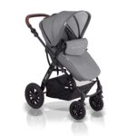 Kinderkraft Kinderwagen 3 in 1 MOOV Kinderwagenset Sportwagen Buggy Babyschale Grosse Räder Luftreifen Hohe Verarbeitungsqualität Bequemerr – Bild 16