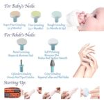 Elektrische Baby Nagelfeile 20 in 1 Royal Angels, Sicherer Baby Nagelschneider, Baby Nagelpflege, zusätzliche Ersatzköpfe,Baby Nagel – Bild 5