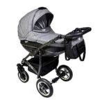 Cleo Kinderwagen 4 in 1 Komplettset (+ISOFIX-Basisstation) - Radwahl (Luftreifen) – Bild 2