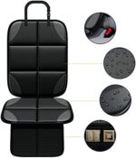 MHO+ALL Kindersitzunterlage, 2 Stück ISOfix Geeigneter Sitzschoner Auto Kindersitz für Textil- und Ledersitze, mit dickster Polsterung und Netztaschen, Leicht zu Reinigen und Rutschfestem – Bild 2