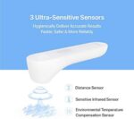 iHealth no-touch stirn-thermometer, digital-infrarot-thermometer für erwachsene und kinder, touchless-baby-thermometer mit 3 ultra-sensitiven sensoren – Bild 3