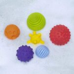 Fancy Baby Sensorik Balls - Babyspielzeug ab 0 3 6 8 Monate, Greifball für Babys, Multi Texturierte Motorikspielzeug, Massagebälle, Pekip Spielzeug, Baby Ball – Bild 4