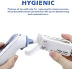 100-200 Stück Ohrthermometer Ersatzschutzkappen ,für alle Braun ThermoScan Modelle Ohrthermometer, Ohrthermometer Sondenabdeckungen, und andere Arten von digitalen Thermometern – Bild 3